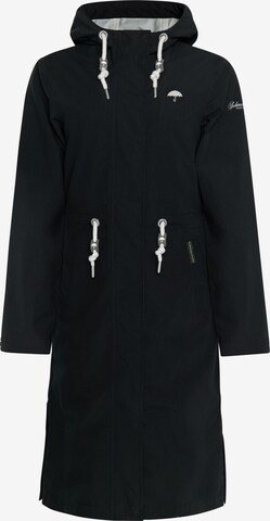 Manteau mi-saison Schmuddelwedda en noir : devant