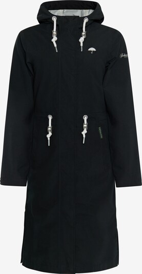 Schmuddelwedda Abrigo de entretiempo en negro / blanco, Vista del producto