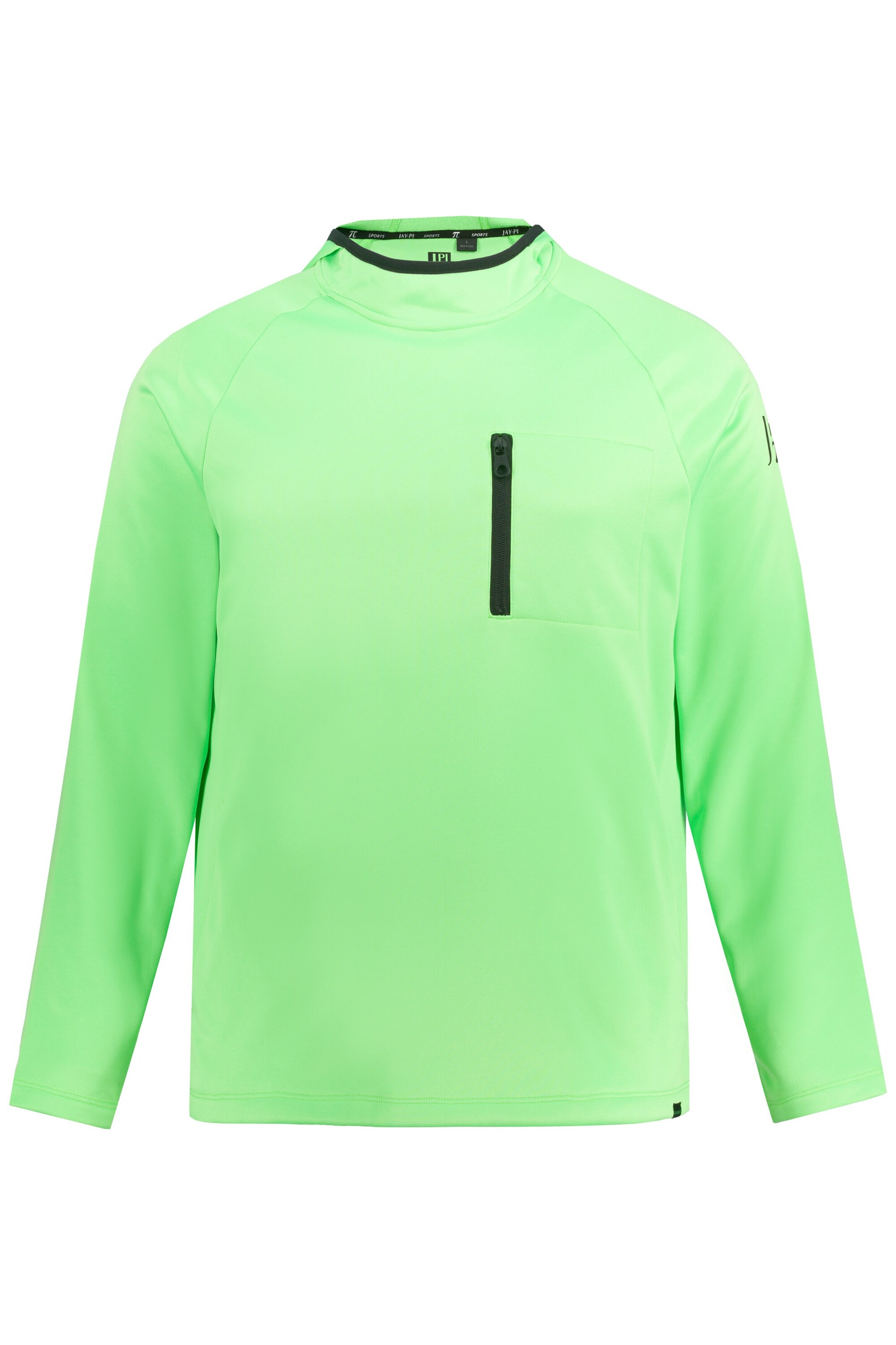 JAY-PI Fleece jas in Groen: voorkant