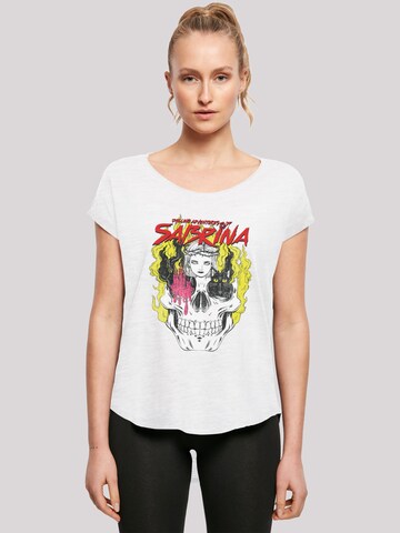 T-shirt 'Sabrina Adventures Of Sabrina' F4NT4STIC en blanc : devant