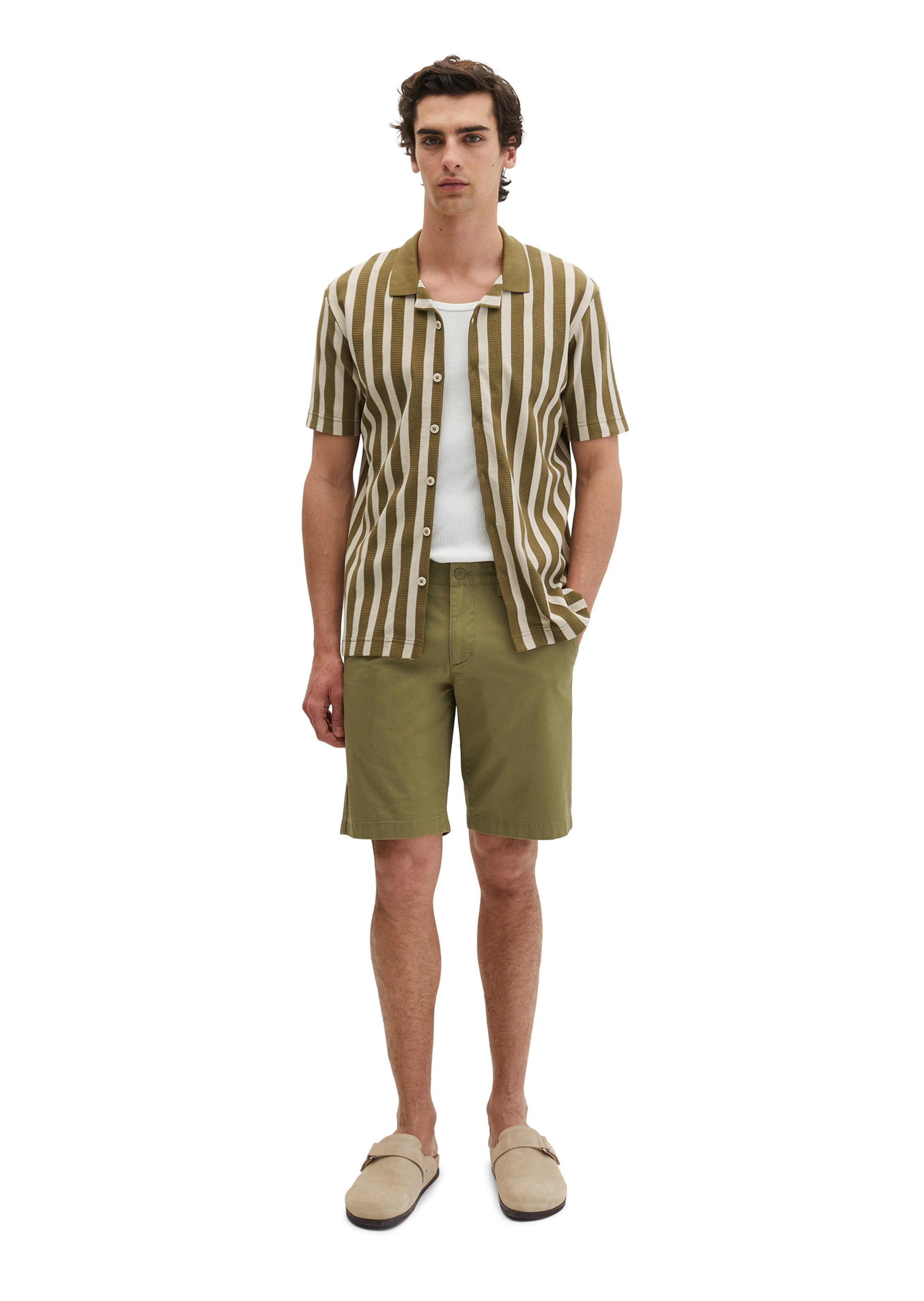 Marc O'Polo Regular fit Button Up Shirt in Green
