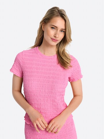 T-shirt Rich & Royal en rose : devant