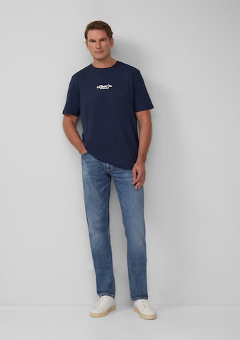 s.Oliver Men Tall Sizes Shirt in Blau: Vorderseite