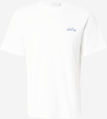 Les Deux - Camiseta 'Bouquet' en blanco: frente