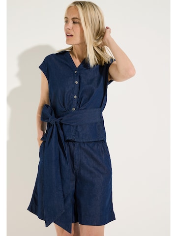 MORE & MORE Blouse in Blue: front
