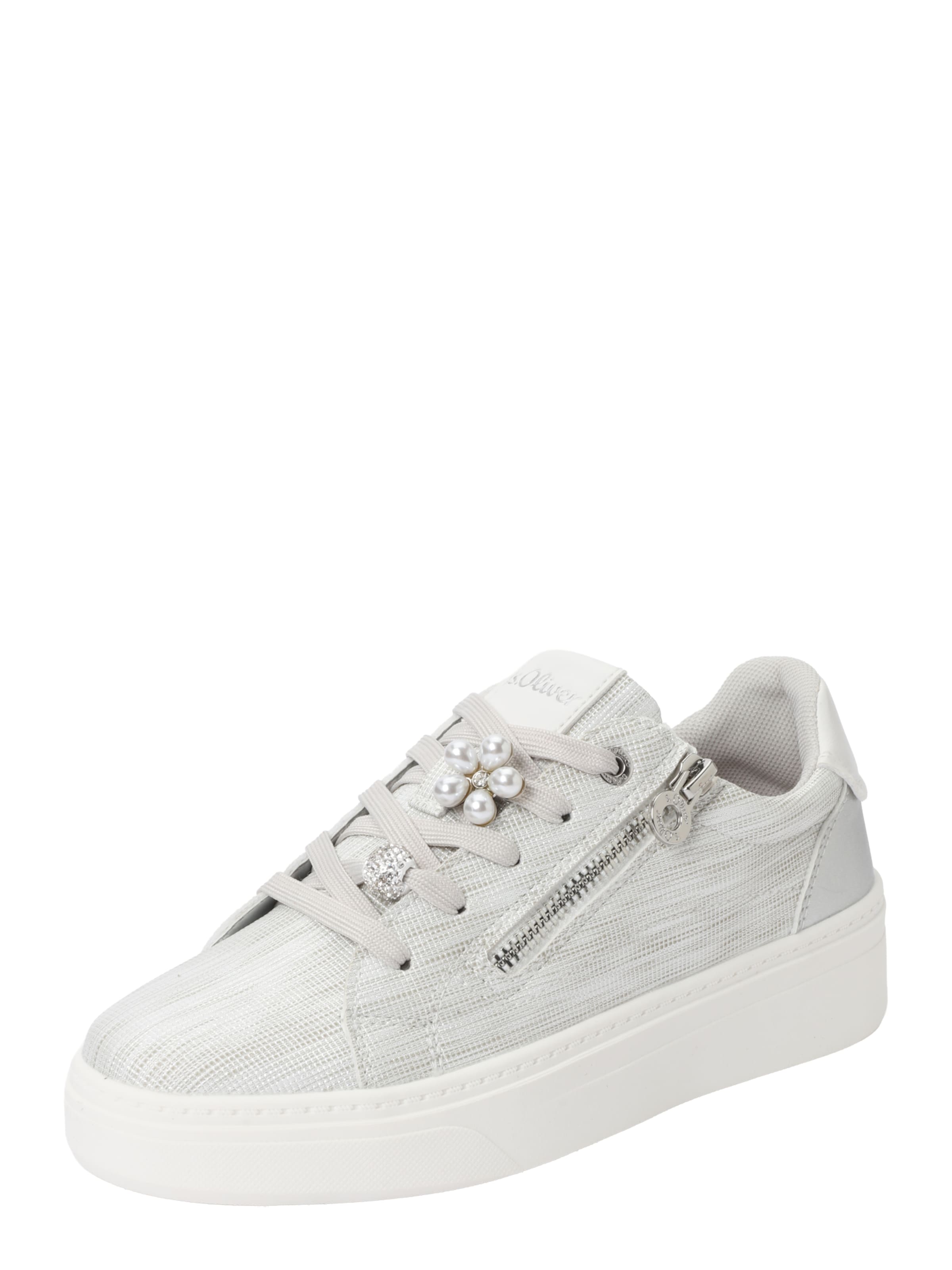 Baskets basses s.Oliver en blanc : devant