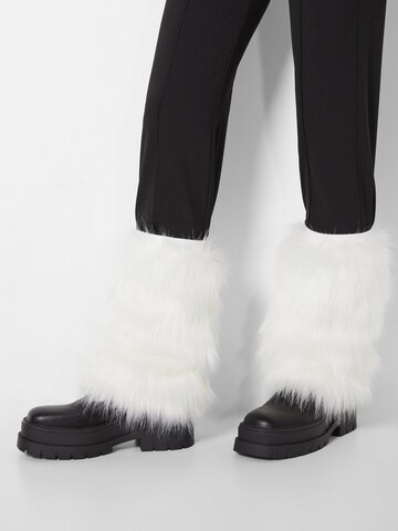 Chaussettes Bershka en blanc : devant