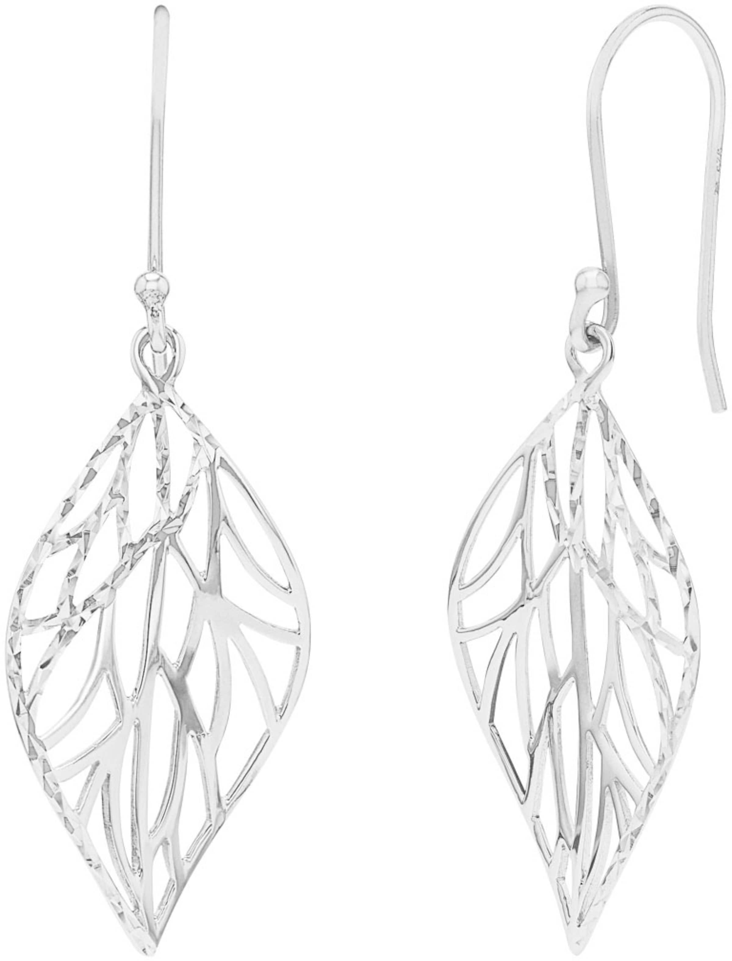 AMOR Earrings in Silver: front
