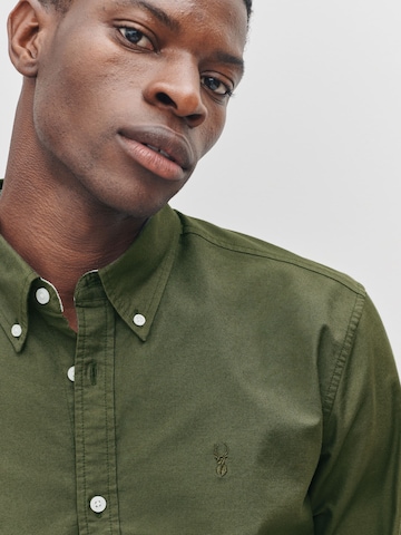 Next - Regular Fit Camisa em verde