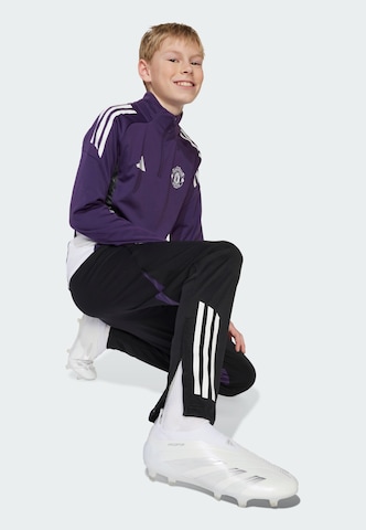 Coupe slim Pantalon de sport 'Manchester United Tiro 25 Competition' ADIDAS PERFORMANCE en noir