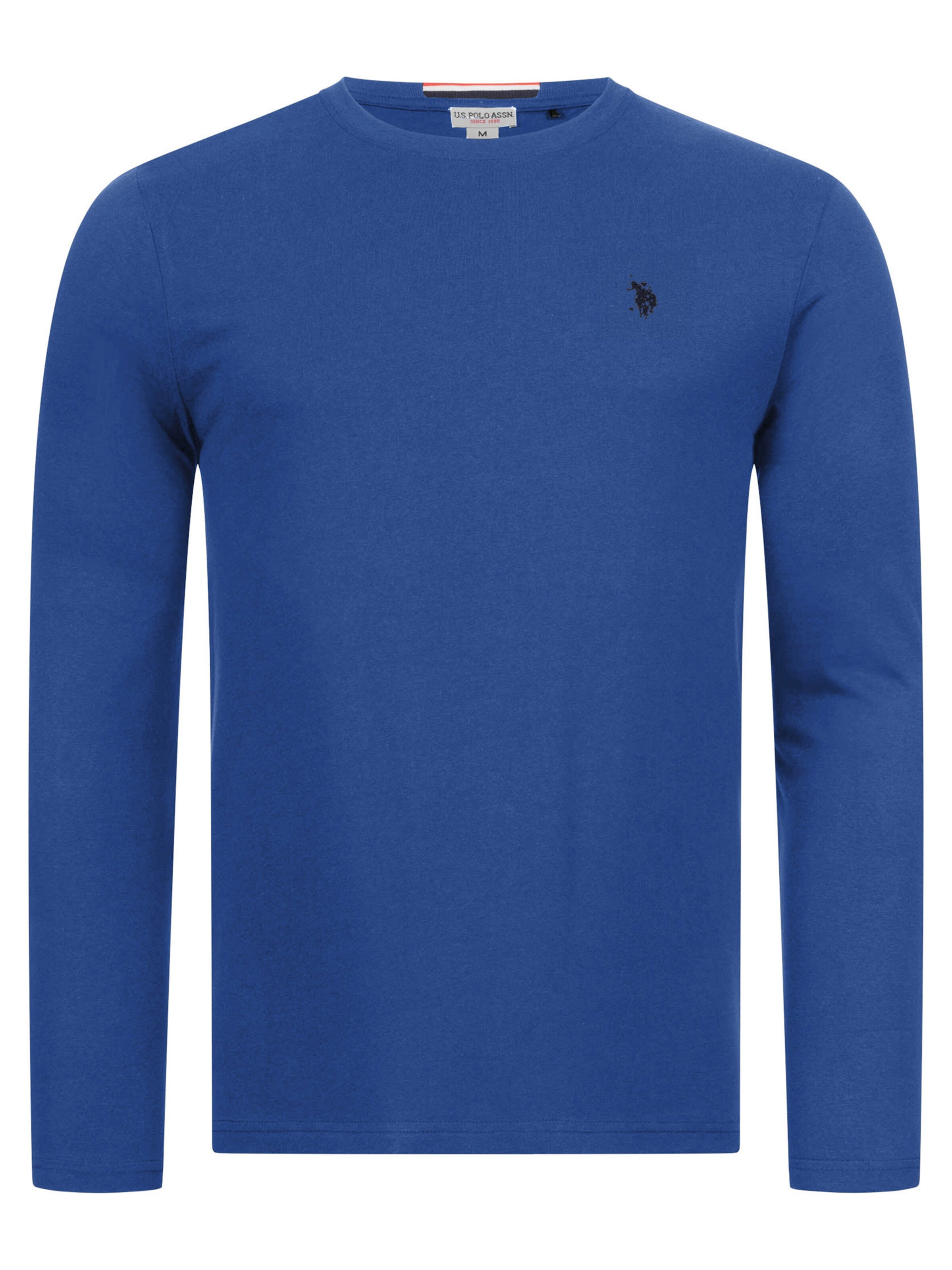U.S. POLO ASSN. Shirt in Blauw: voorkant