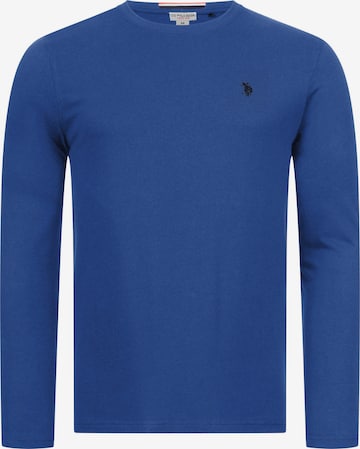 U.S. POLO ASSN. Shirt in Blauw: voorkant
