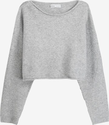 Bershka Sweater in Grey: front