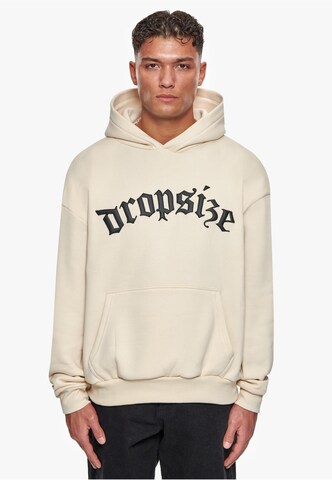 Dropsize Sweatshirt 'Future Is Ours' in Beige: Vorderseite