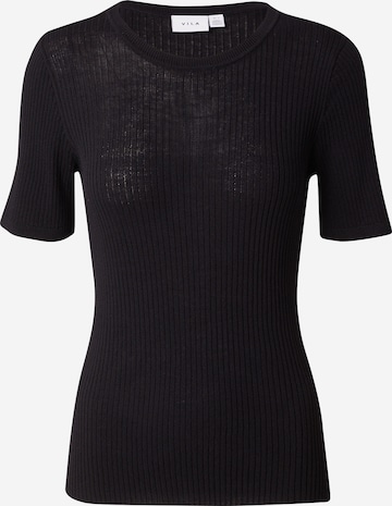 VILA Sweater 'ISLA' in Black: front