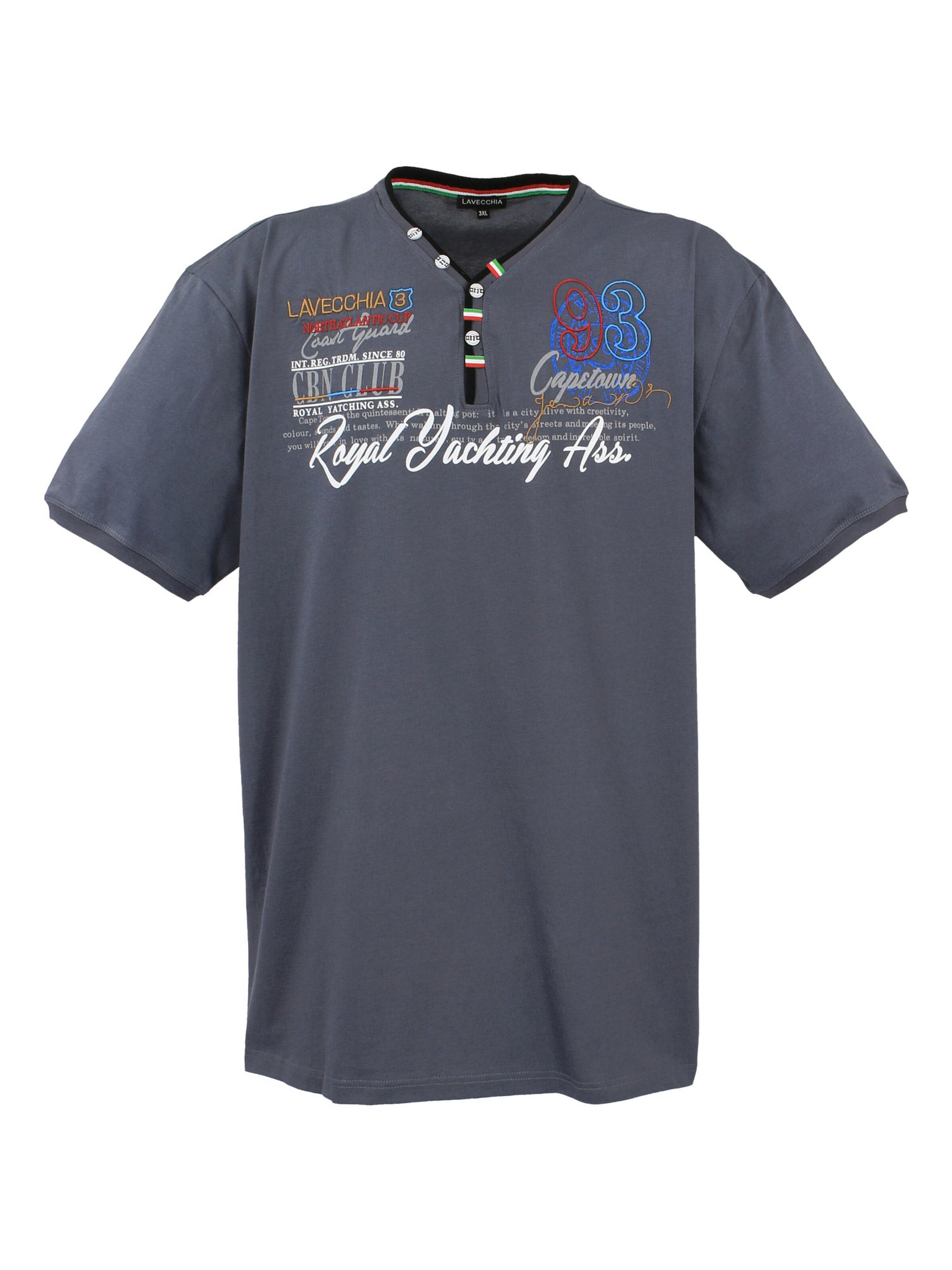 Lavecchia Shirt 'LV-608'‌‌‌‌‌‌‌ in Grau: Vorderseite