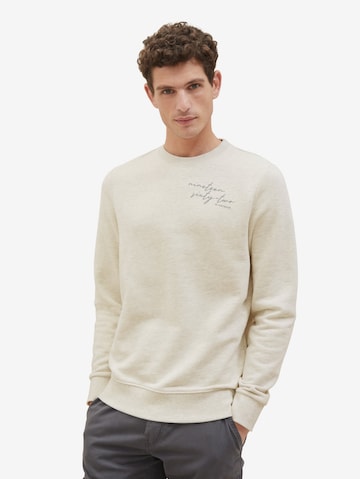 TOM TAILORSweater majica - bež boja