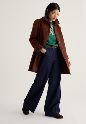 Seasalt Cornwall Between-seasons coat 'Wood Cabin' in Brown