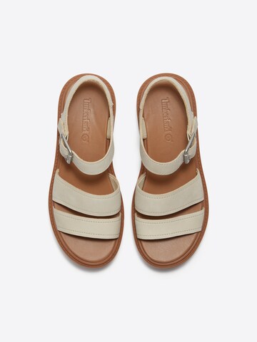 TIMBERLAND Páskové sandály – béžová