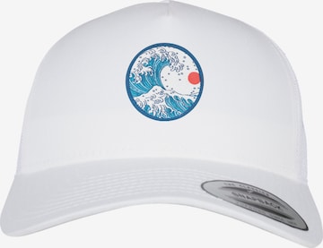 F4NT4STIC Cap 'Kanagawa' in White: front