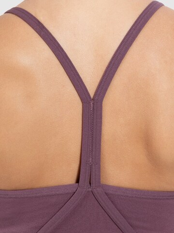 Bustier Haut de sport 'Solid Scrunch' Smilodox en violet