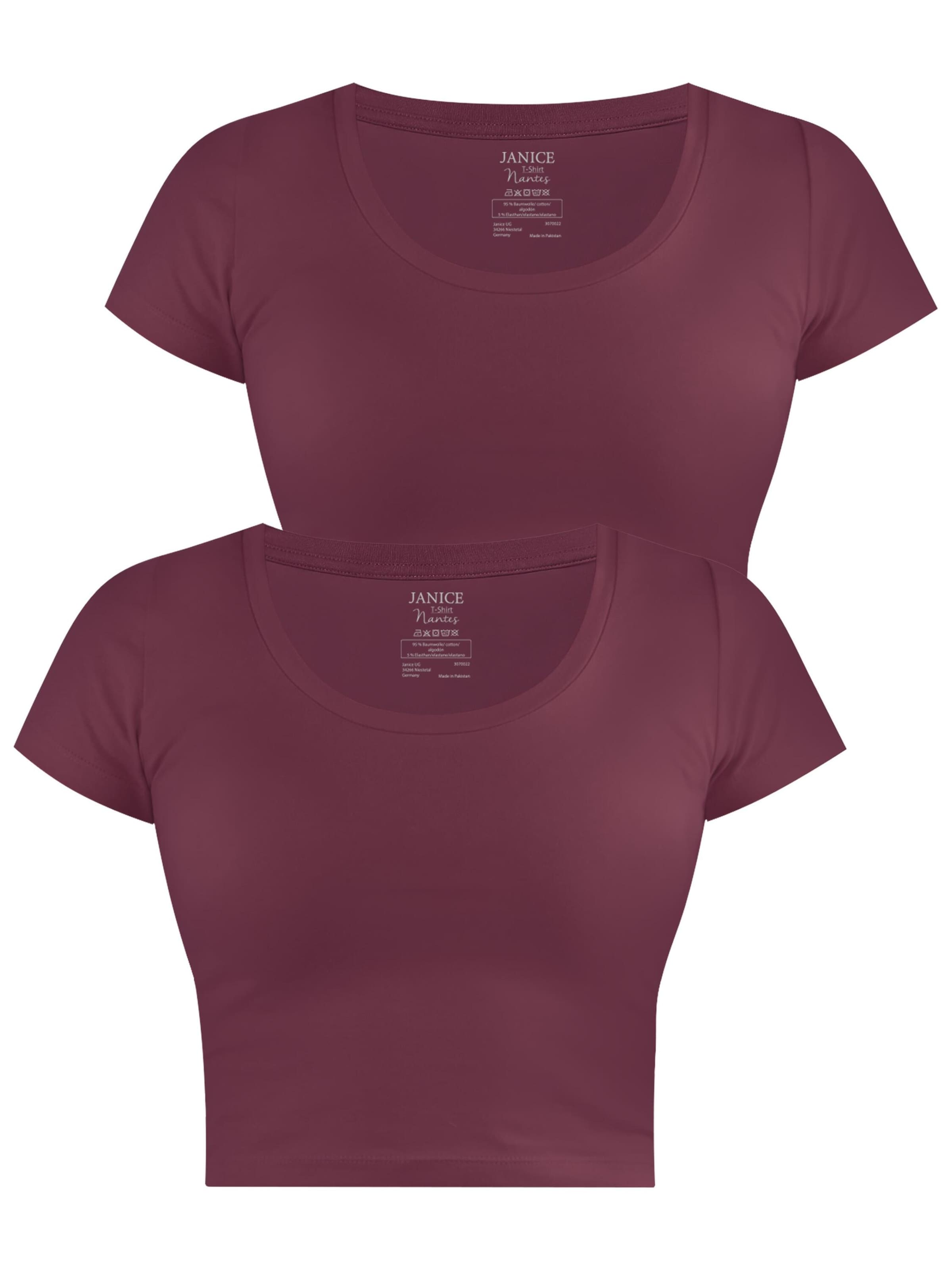 Janice - Camiseta 'Nantes' en rojo: frente
