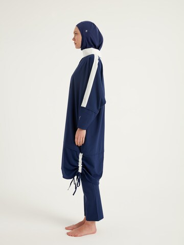 MARINA High neck Swimsuit Dress 'M2521-2' in Blue