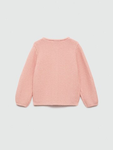 MANGO KIDS Pletená bunda 'BOBA7' – pink