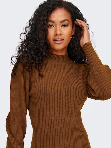 ONLY Knit dress 'Katia' in Brown