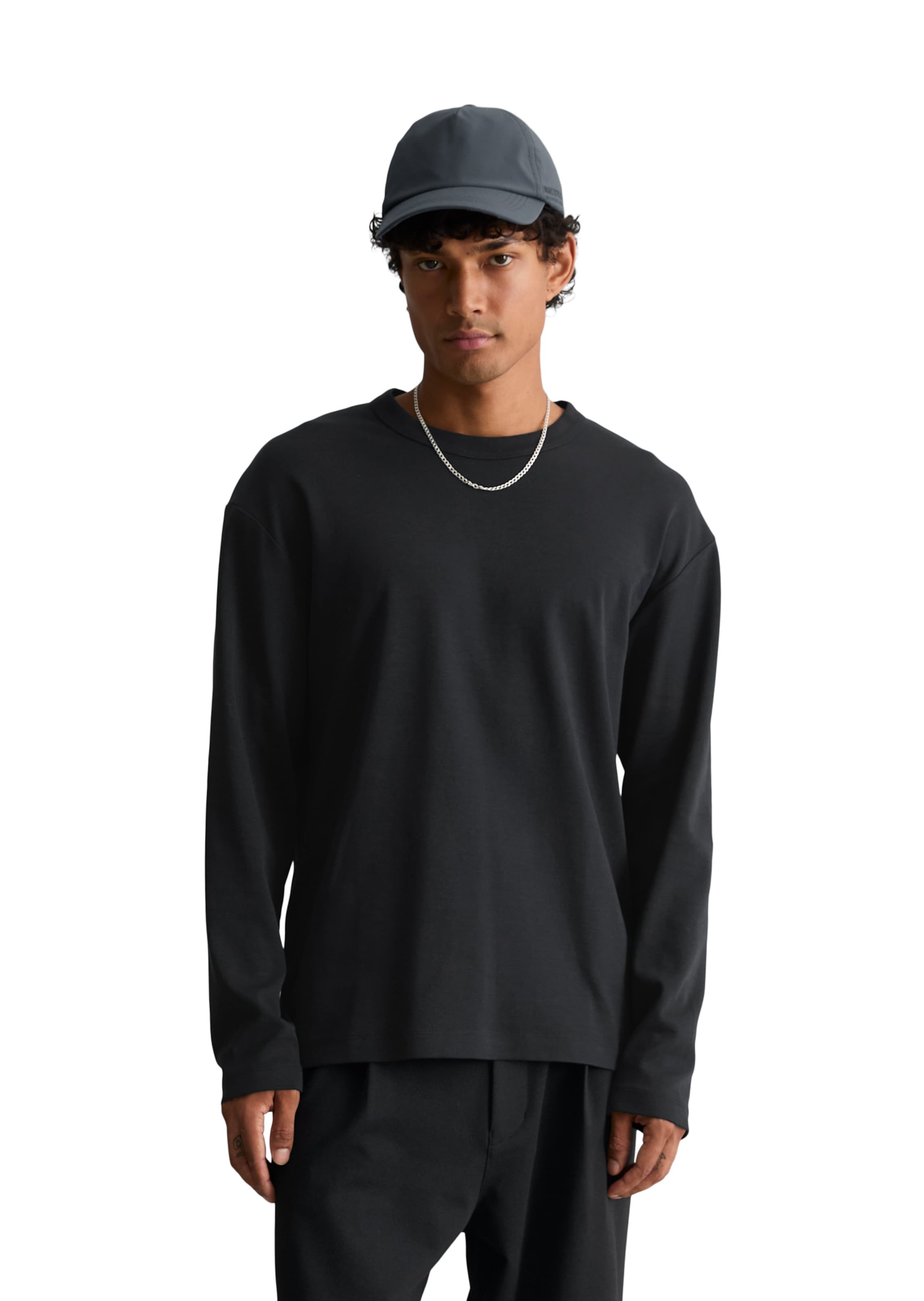 Marc O'Polo DENIM Shirt in Black: front
