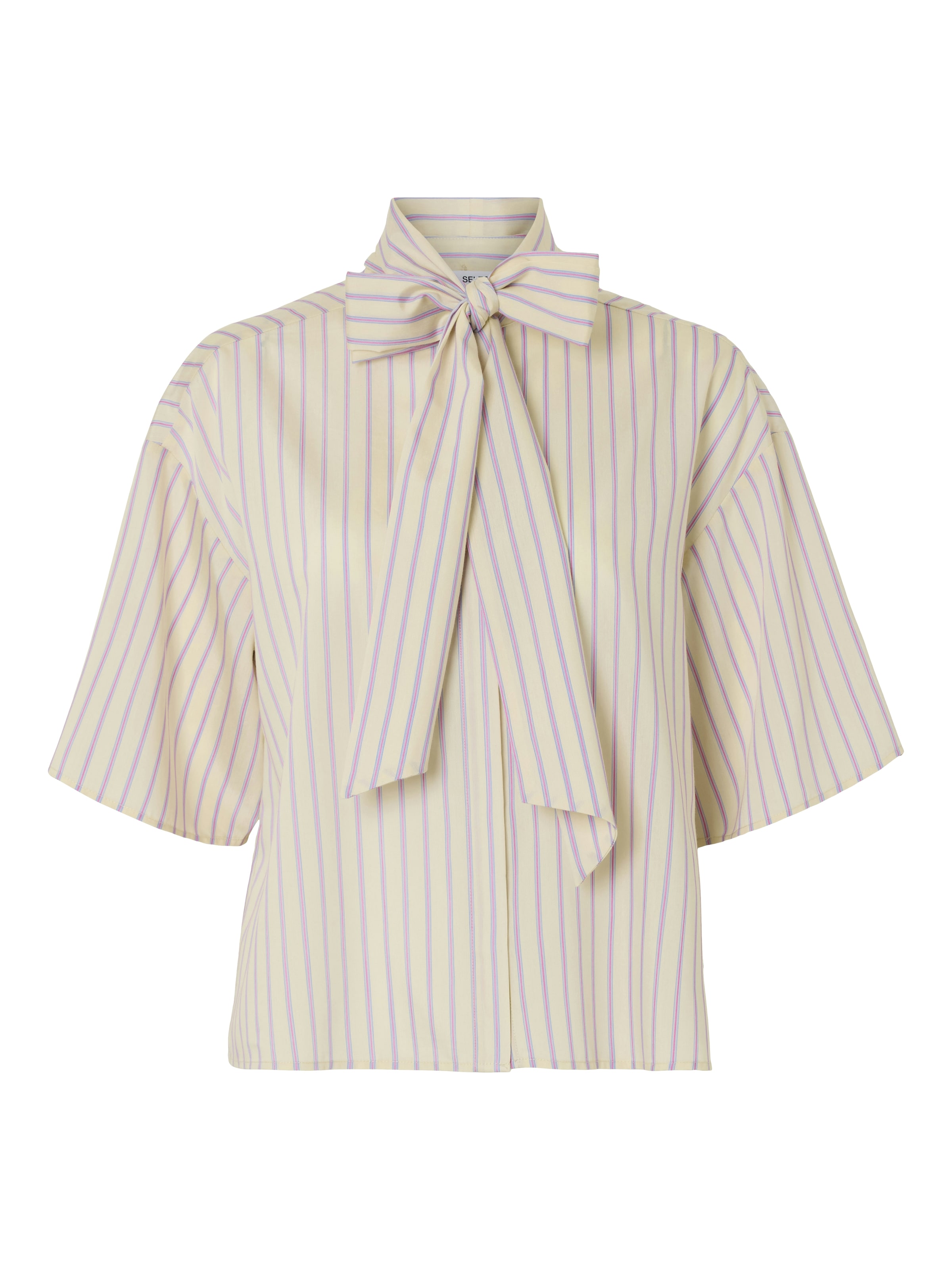 SELECTED Blouse 'SLFLANA-JUNO' in Beige: voorkant