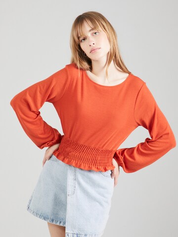 ABOUT YOU Shirt 'Gitta' in Oranje: voorkant