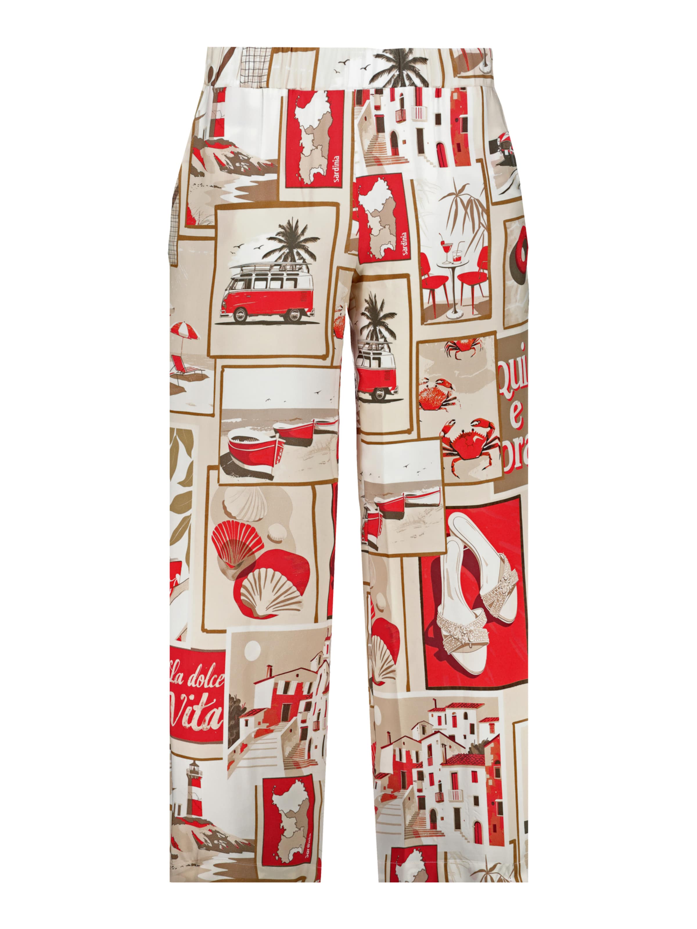 monari Wide leg Trousers in Green: front