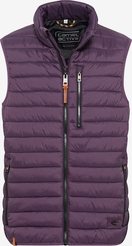 CAMEL ACTIVE Vest in Purple: front