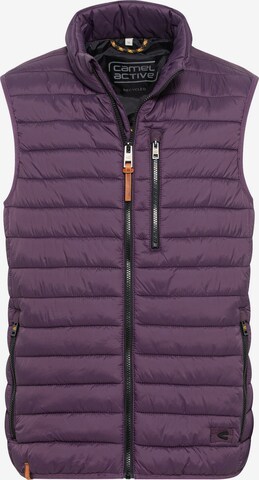 CAMEL ACTIVE Vest in Purple: front