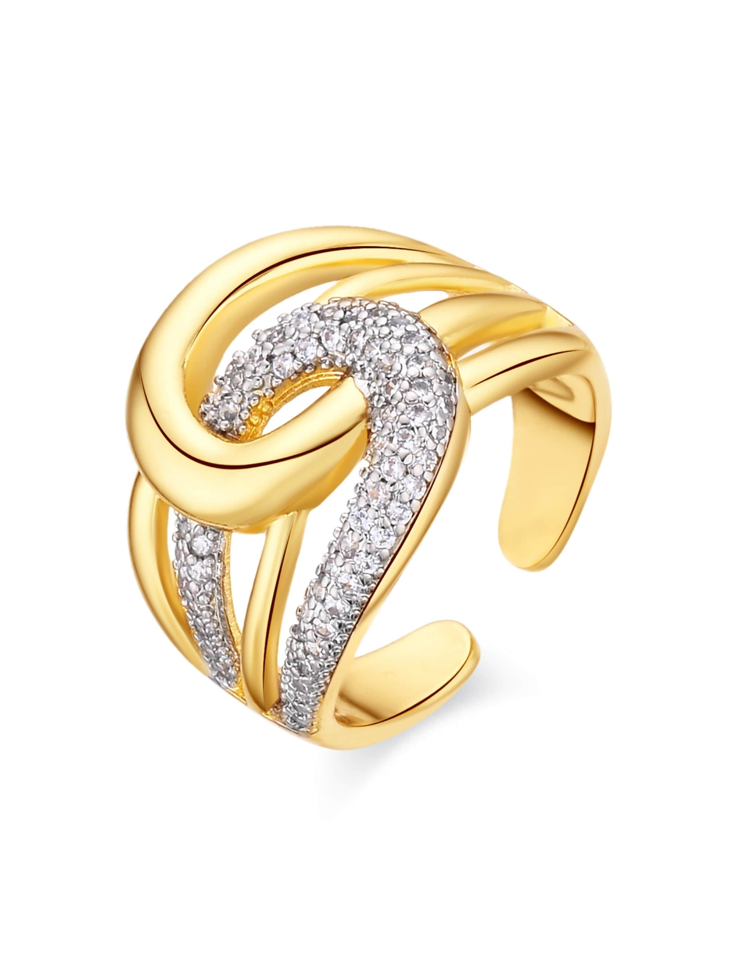 Luxenter Ring 'Nava' i 50-60 i guld, Produktvy