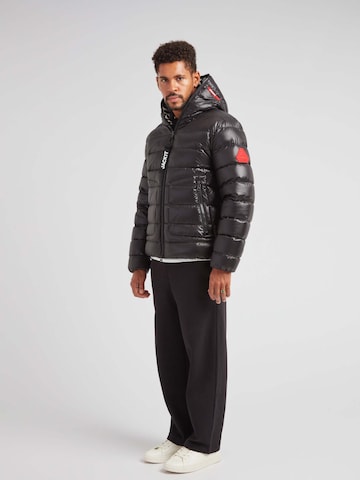 JACK1T Jacke ' R4D Tramline Puffer Racer Matt ' in Schwarz