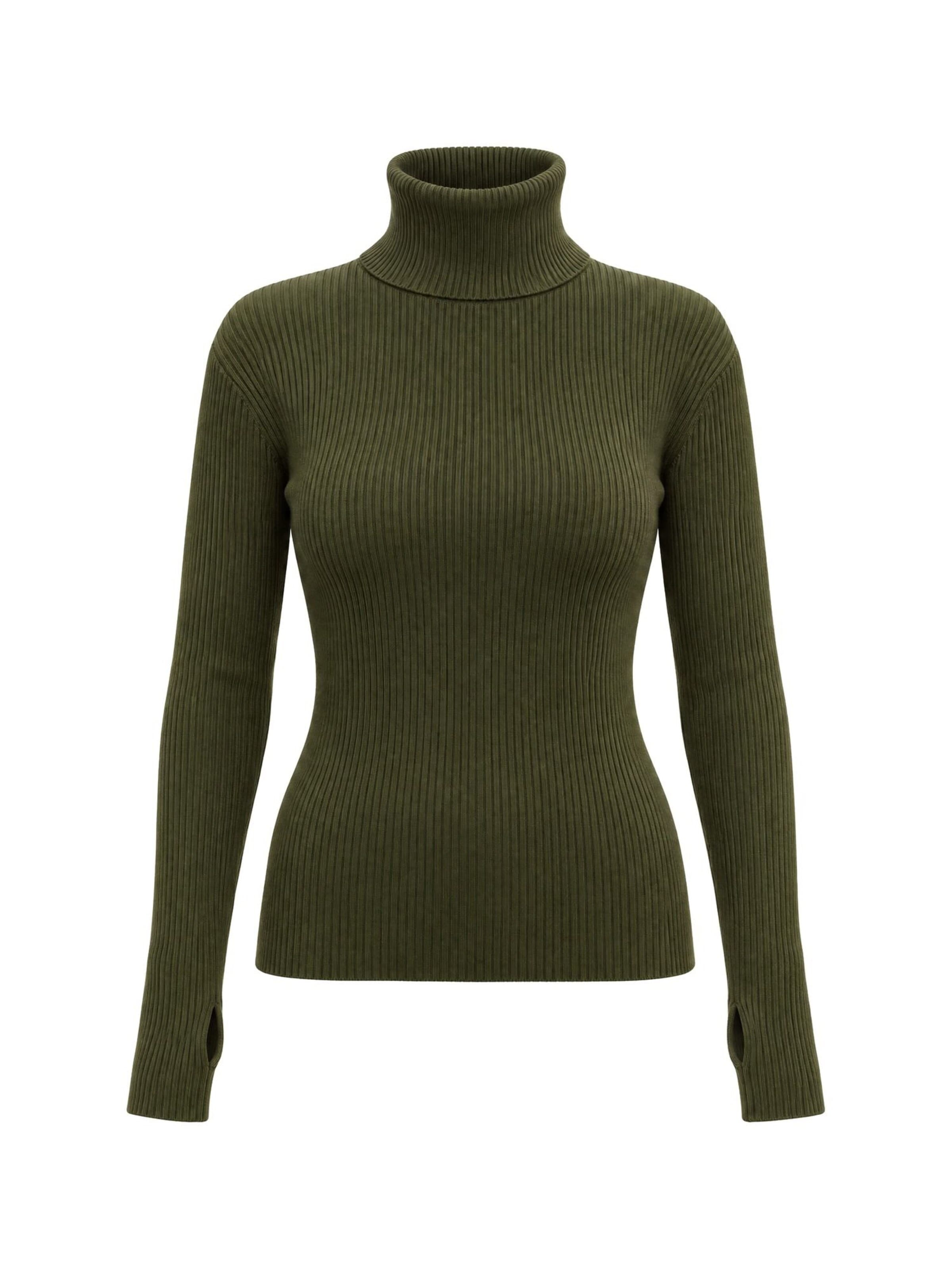 RYVAN Svetr 'Pullover' – zelená: přední strana