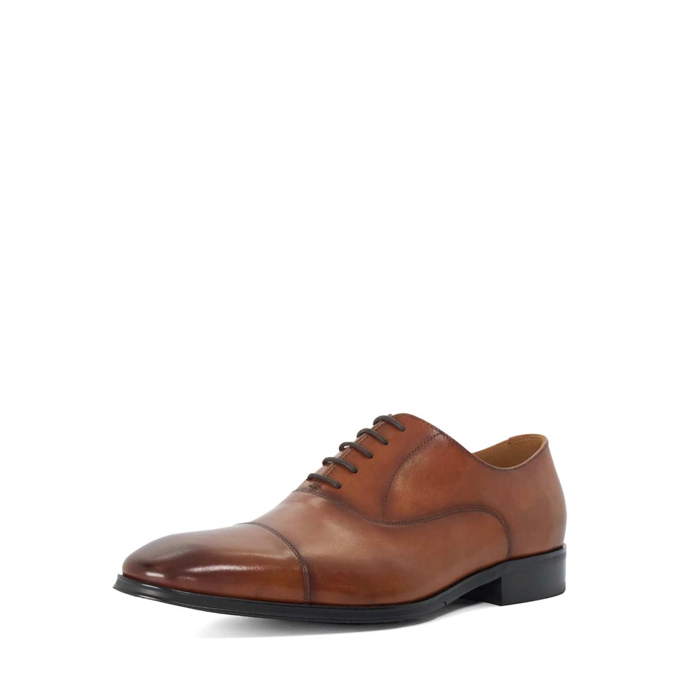 Dune LONDON Veterschoen 'SOLVER' in Bruin: voorkant