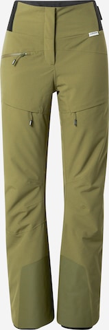 Pantaloni per outdoor 'Waldbiene' di Maloja in verde: frontale
