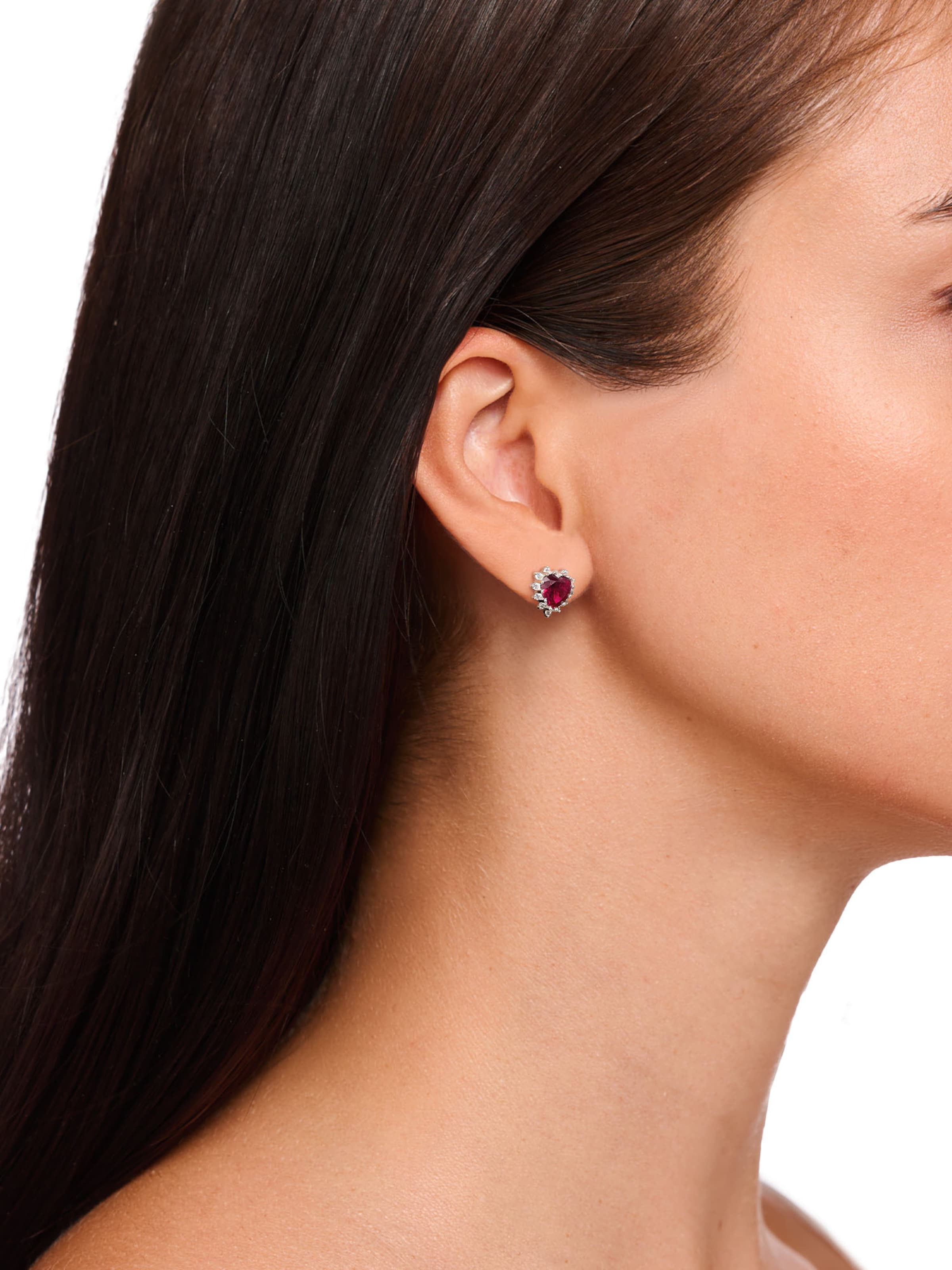 Thomas Sabo Ohrringe 'Romance' in Silber: Vorderseite