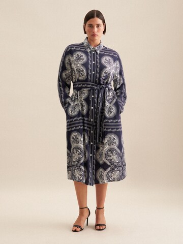 SEIDENSTICKER Dress 'Schwarze Rose' in Blue