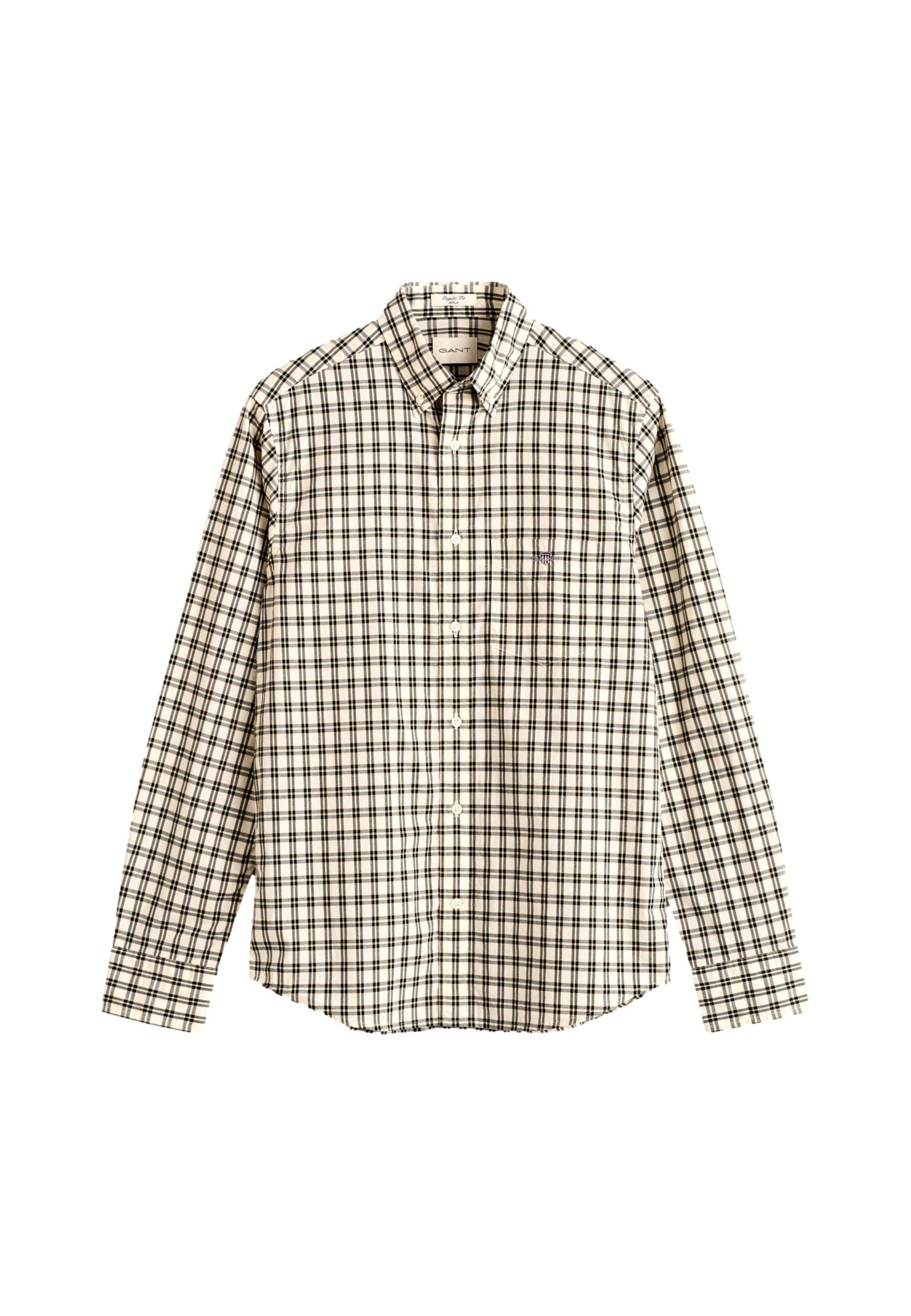 GANT Regular fit Skjorta i beige: framsida