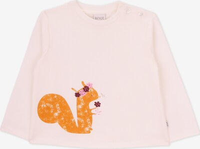 KNOT Camiseta en marrón / naranja / rosa, Vista del producto
