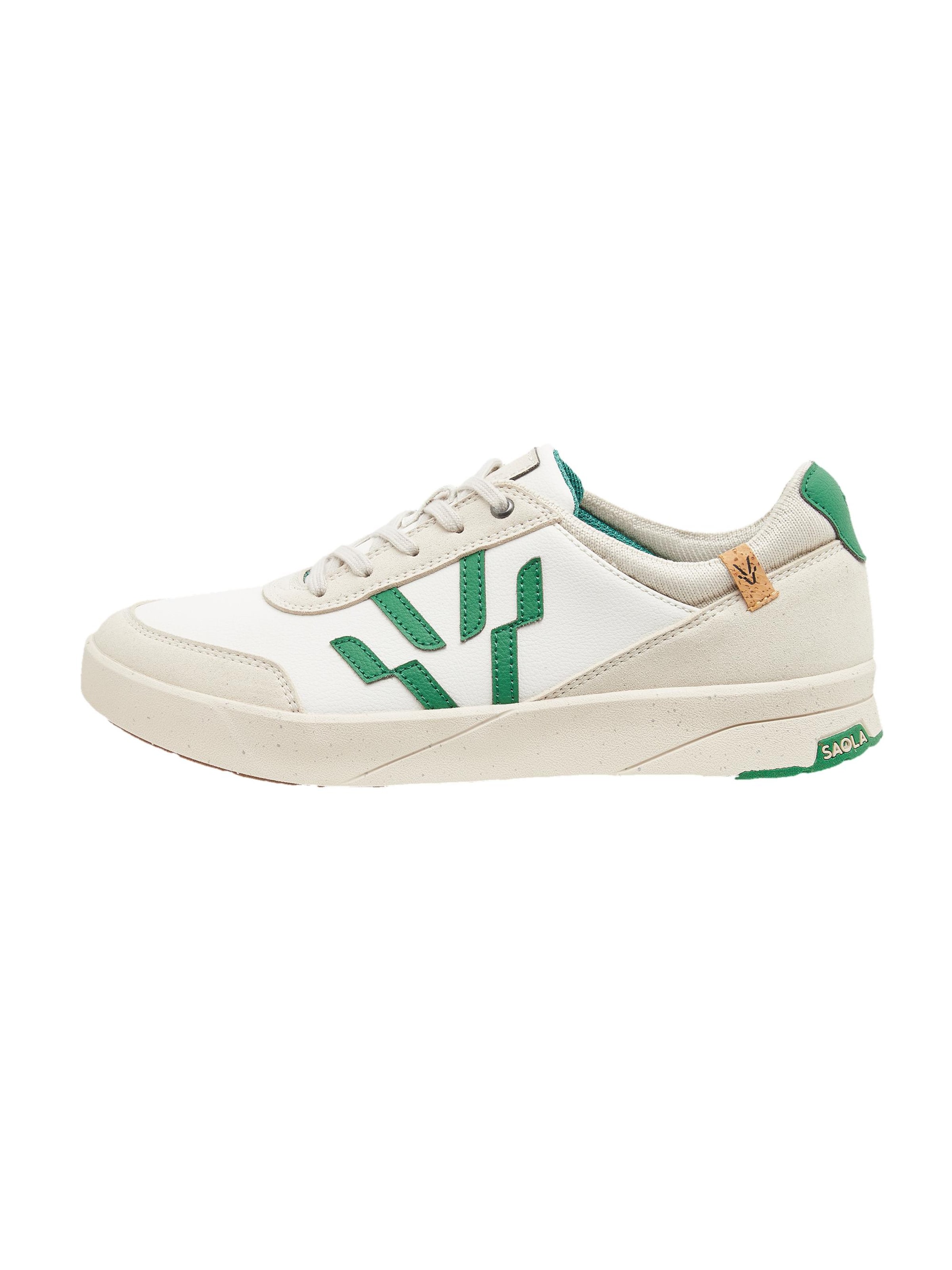 SAOLA Lace-up shoe 'Cali M White Forest' in White