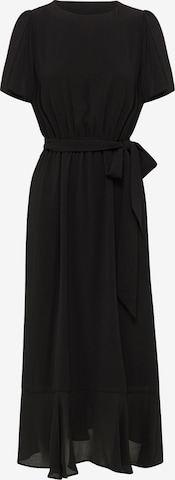 Robe 'CEILIA' Tussah en noir : devant