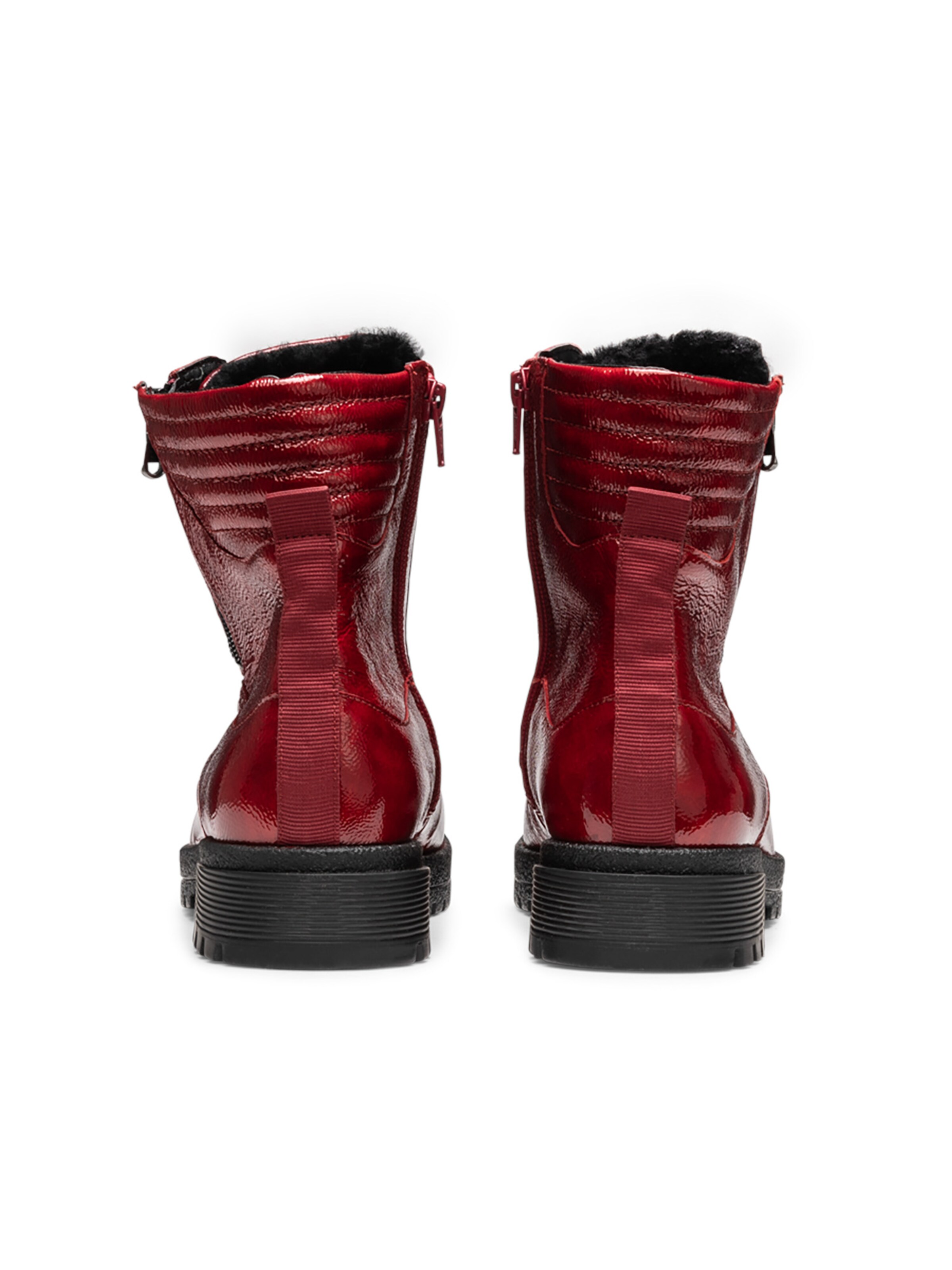 VITAFORM Schnürstiefelette in Rot