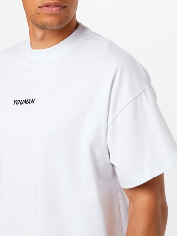 T-Shirt 'Olli' Youman en blanc