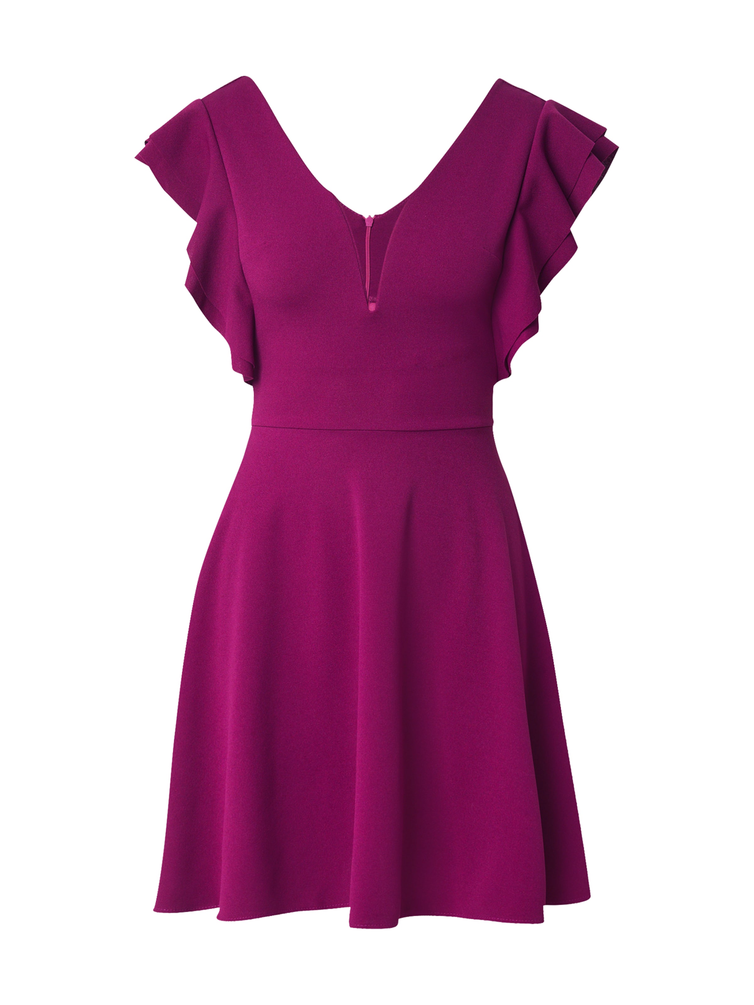 Robe de cocktail WAL G. en violet : devant