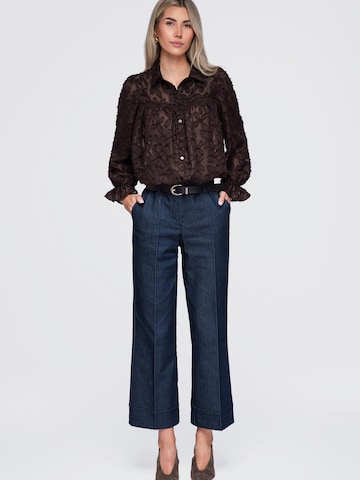 Ombre Bluse‌‌‌‌‌‌ in Braun